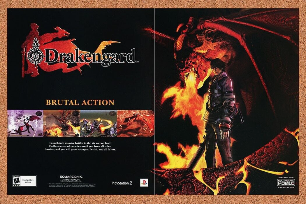 2004 Drakengard PS2 Original Ad - for just $21.49! 