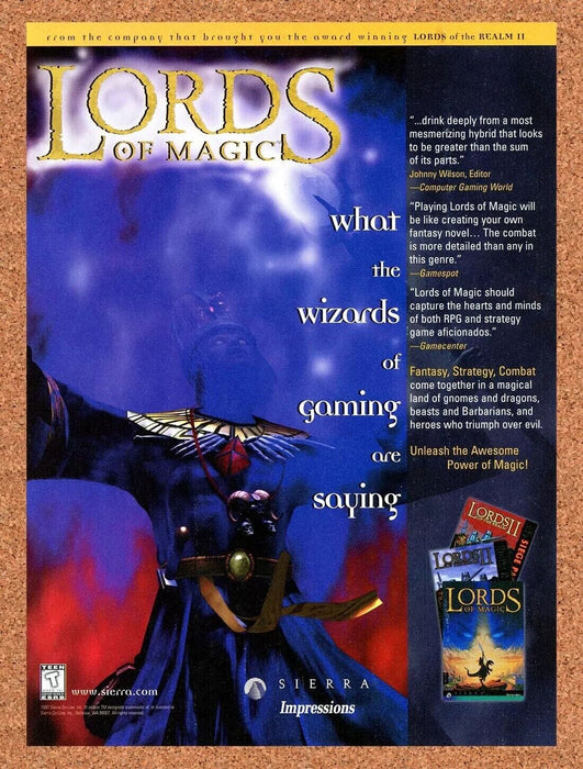 2000 Lords Of Magic PC Original Ad - for just $17.99! 