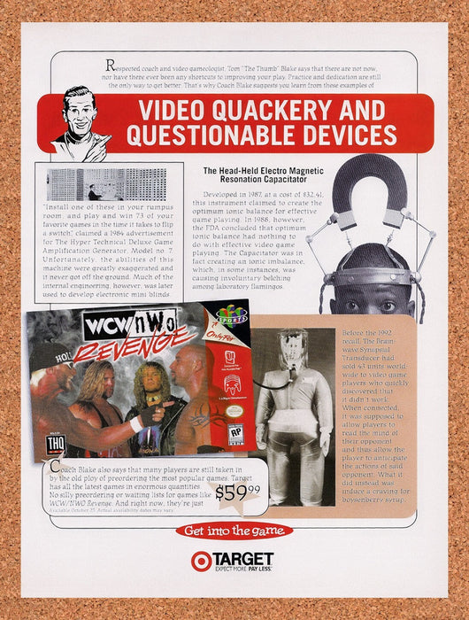 1998 WCW NWO Revenge Target Original Ad v3 - for just $17.99! 