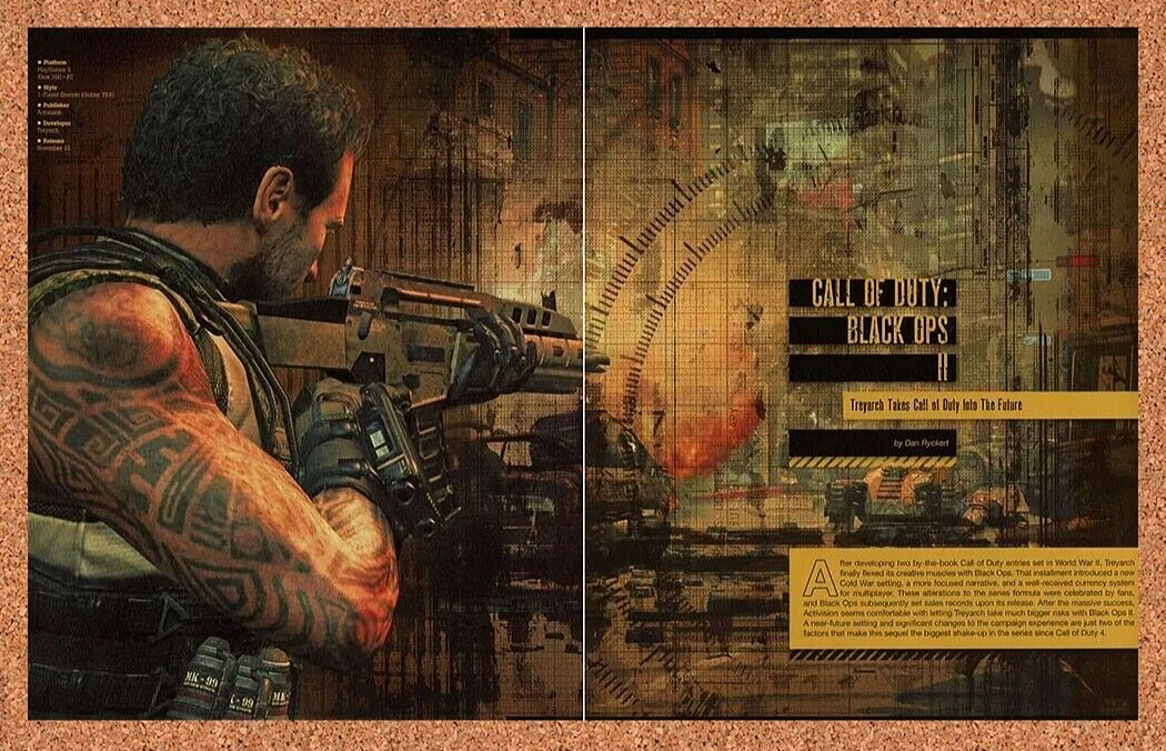 2014 Call Of Duty Black Ops II PS3 Original Ad - for just $21.49! 