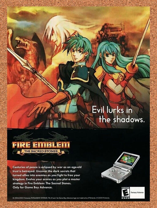 2003 Fire Emblem Sacred Stones GBA Original Ad - for just $17.99! 