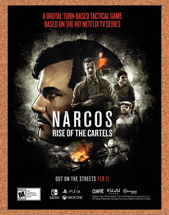 2020 Narcos Rise Of The Cartels PS4 Original Ad - for just $17.99! 