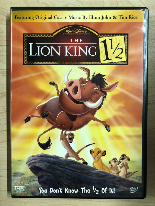 The Lion King 1 1/2 (DVD, Disney, 2004) - K7 - for just $1.99! 