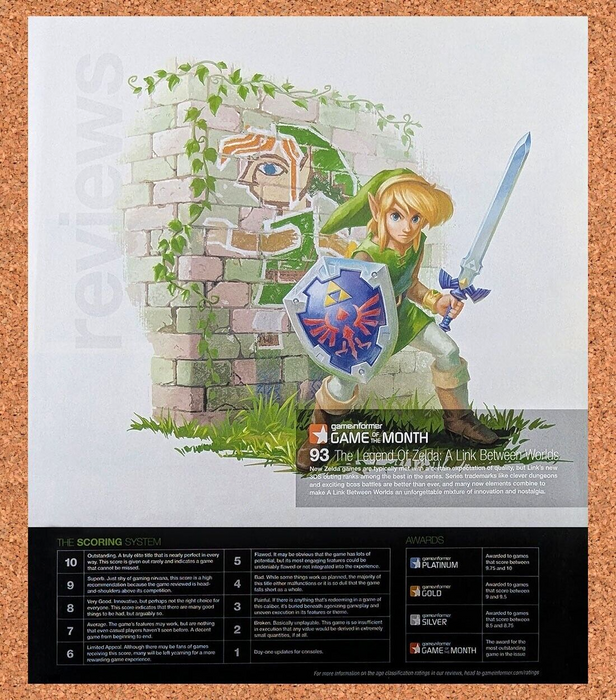 2013 Zelda Link Between Worlds 3DS Original Ad v1 - for just $17.99! 