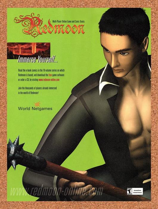 2001 Redmoon PC MMO Original Ad v1 - for just $17.99! 