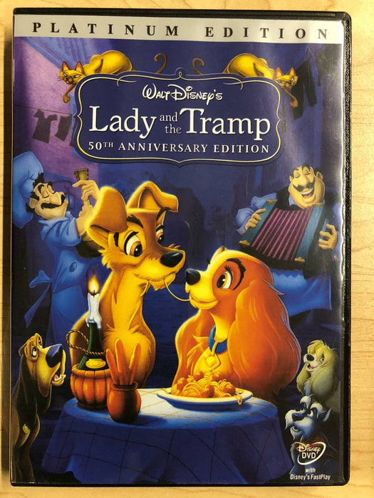 Lady and the Tramp (DVD, Platinum Edition, Disney, 1955) - STK - for just $5.99! 