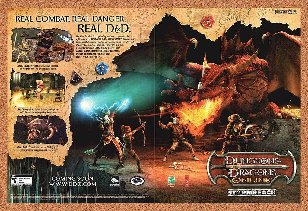 2006 Dungeons & Dragons Stormreach PC Original Ad - for just $21.49! 