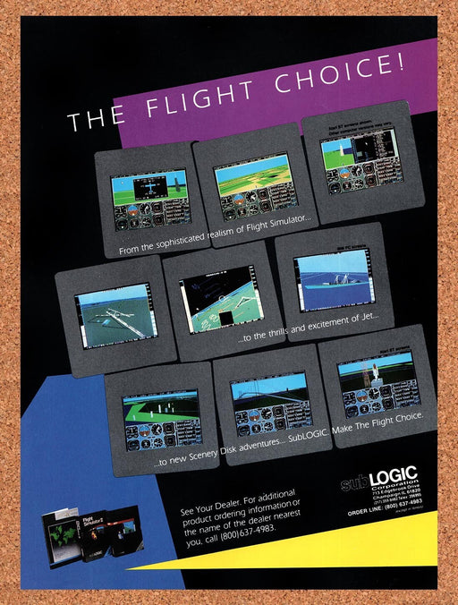 1987 Flight Simulator II Tandy Original Ad v2 - for just $17.99! 