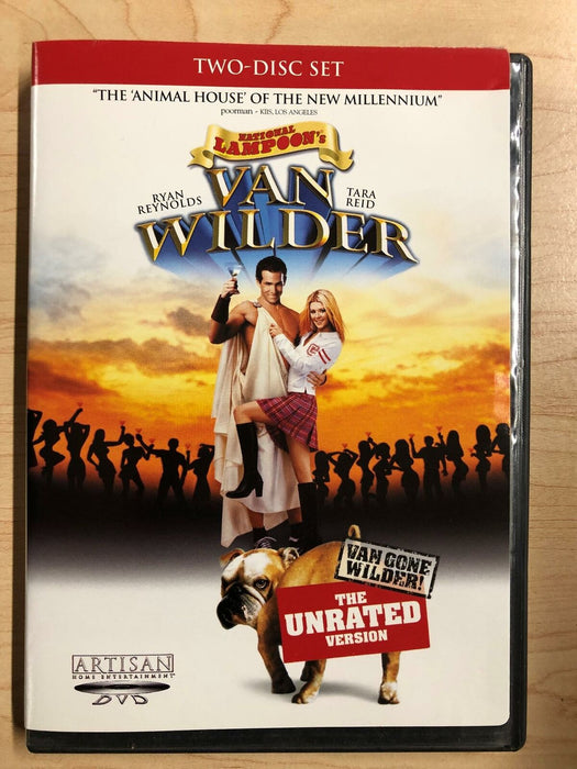 National Lampoons Van Wilder (DVD, 2002, 2-Disc Set, Unrated Version) - J1231 - for just $1.99! 