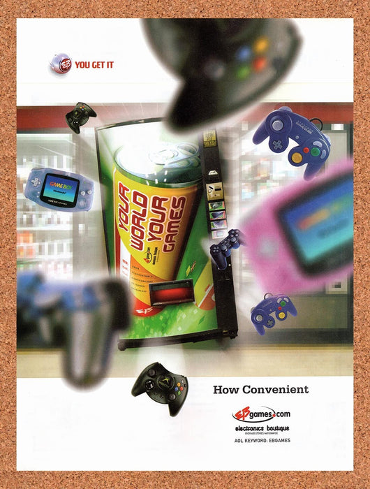 2002 EB Games Your World Your Games Original Ad v32 - for just $17.99! 