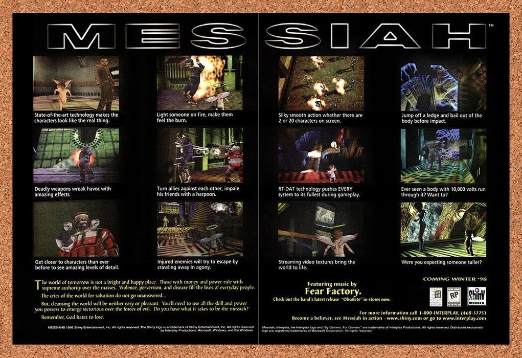 1998 Messiah PC Original Ad v1 - for just $21.49! 
