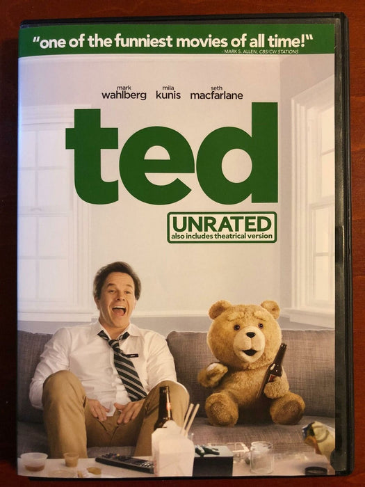 Ted (DVD, 2012, unrated) - J0917 - for just $1.99! 