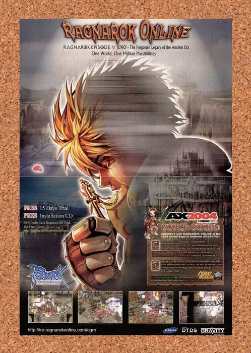 2006 Ragnarok Online PC Original Ad v2 - for just $22.49! 