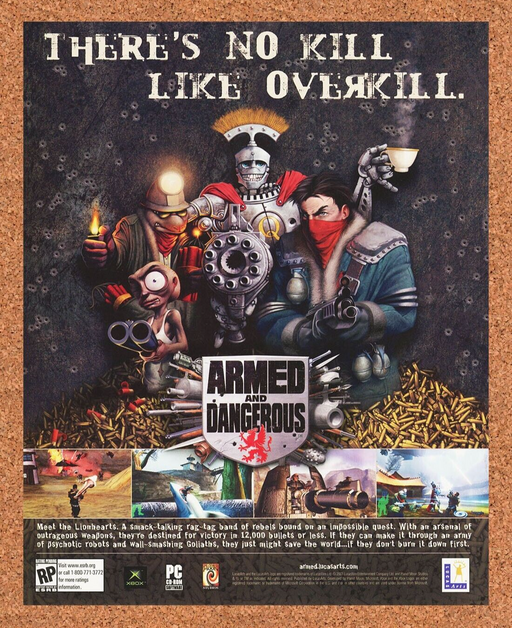 2005 Armed And Dangerous Xbox Original Ad v2 - for just $17.99! 