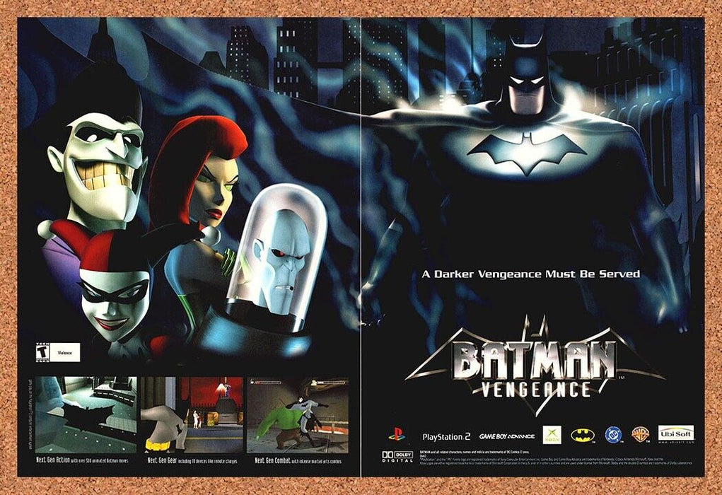 2002 Batman Vengeance PS2 Original Ad - for just $21.49! 