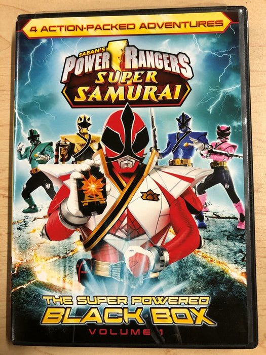 Power Rangers Super Samaurai - The Super Powered Black Box (DVD, 4 ep) - L02 - for just $1.99! 