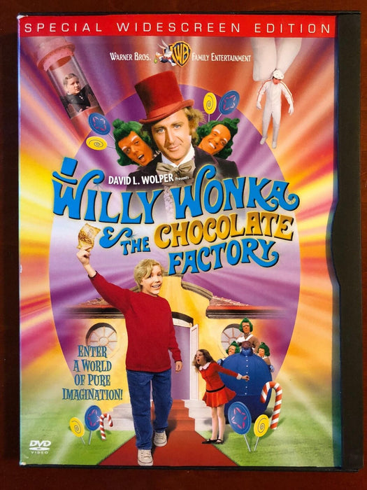 Willy Wonka and the Chocolate Factory (DVD, 1971, Widescreen) - L02 - for just $2.25! 