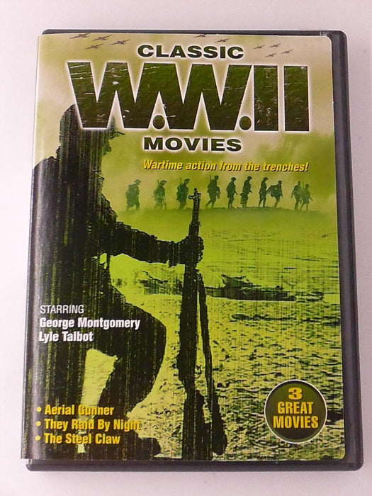 Classic WWII Movies - Aerial Gunner, They Raid by Night,.. (DVD, 3-film) - K0107 - for just $3.99! 