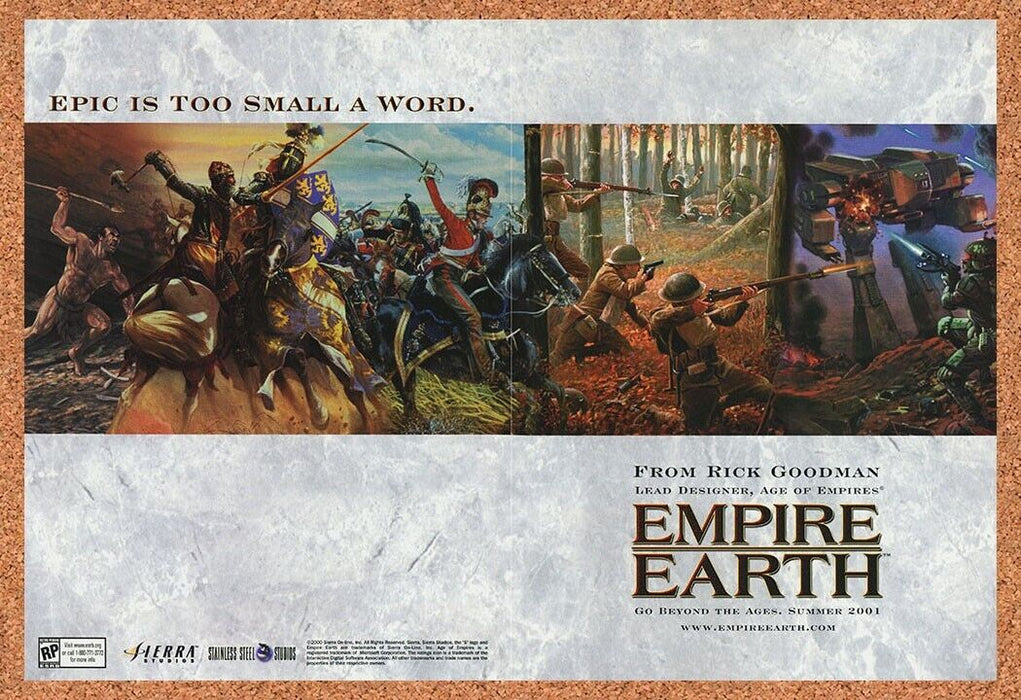 2003 Empire Earth PC Original Ad v1 - for just $21.49! 