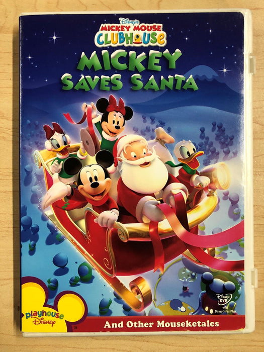 Mickey Mouse Clubhouse - Mickey Saves Santa (DVD, Disney, 2006) - L01 - for just $2.99! 