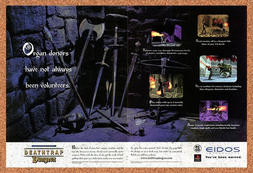 2000 Deathtrap Dungeon PC Original Ad v1 - for just $21.49! 