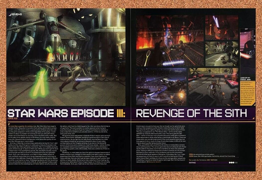 2007 Star Wars III Revenge Of Sith PS2 3 Original Ad - for just $21.49! 