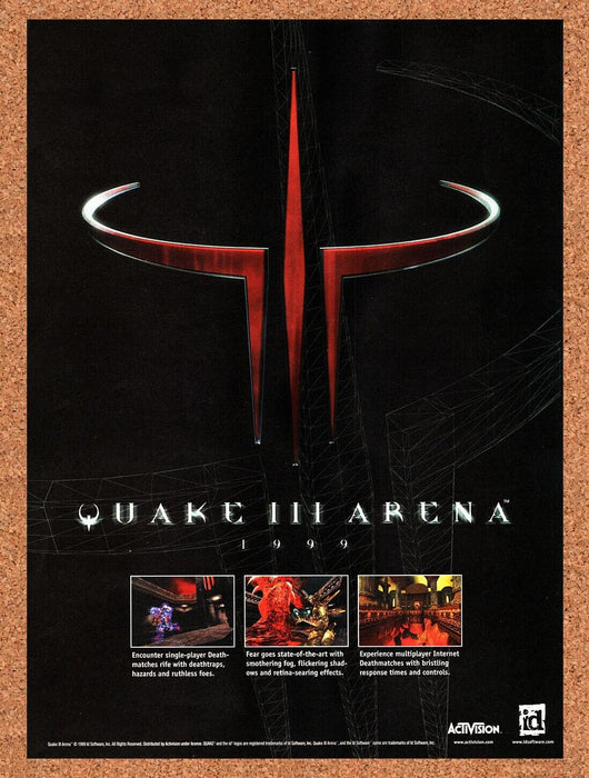 2000 Quake III Arena PS2 Original Ad v3 - for just $17.99! 