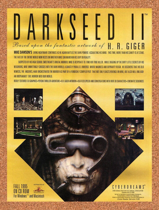 1996 Darkseed II PC Original Ad - for just $17.99! 