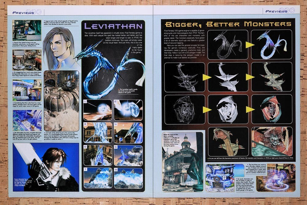 1998 Final Fantasy VIII Leviathan Design Original Ad v7 - for just $21.49! 