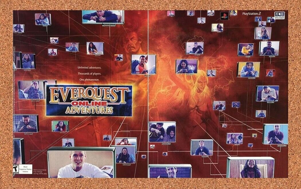 2004 EverQuest Online Adventures PS2 Original Ad - for just $21.49! 