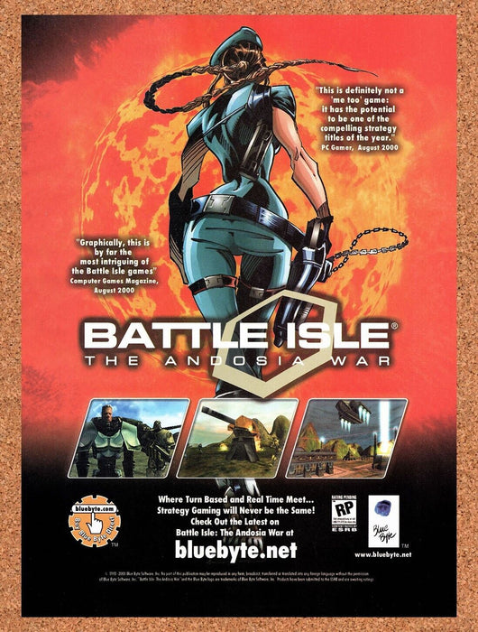 2000 Battle Isle The Andosia War PC Original Ad v1 - for just $17.99! 