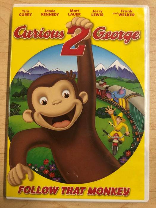 Curious George 2 - Follow that Monkey (DVD, 2009) - K10 - for just $1.99! 