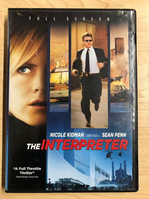 The Interpreter (DVD, 2005, Full Frame) - K0107 - for just $1.99! 