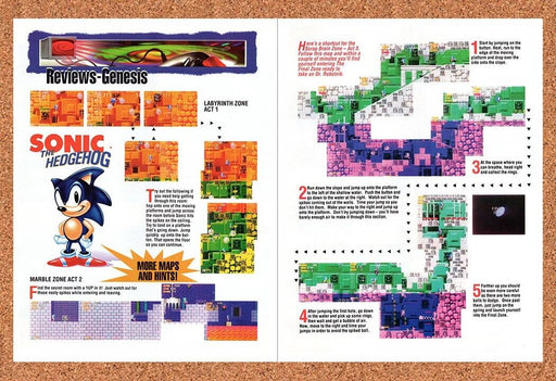 1992 Sonic Genesis Original Ad v6 - for just $21.49! 