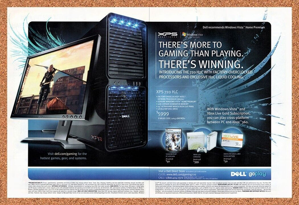 2007 Shadowrun Xbox 360 Original Dell XPS Ad v3 - for just $21.49! 