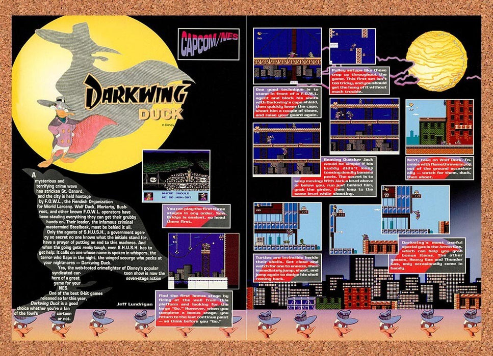 1992 Darkwing Duck NES Original Ad v1 - for just $21.49! 