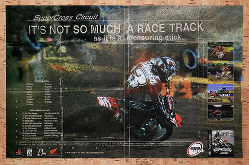 1999 Supercross Circuit PS1 Original Ad v1 - for just $21.49! 