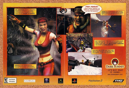 2002 Dark Summit PS2 Original Ad v3 - for just $23.99! 