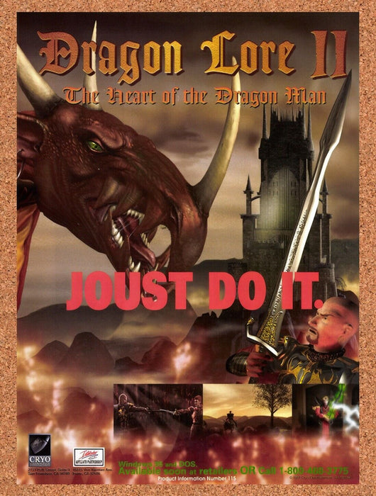 1997 Dragon Lore II The Heart Of The Dragon Man PC Original Ad v1 - for just $15.29! 