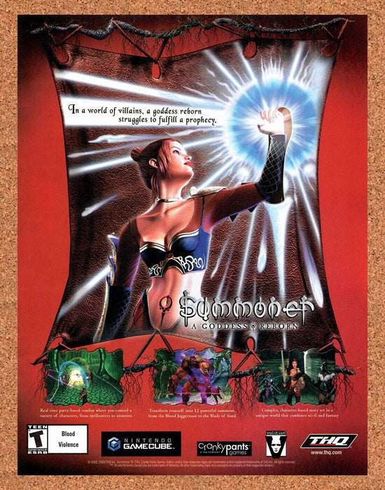 2003 Summoner GameCube Original Ad - for just $17.99! 