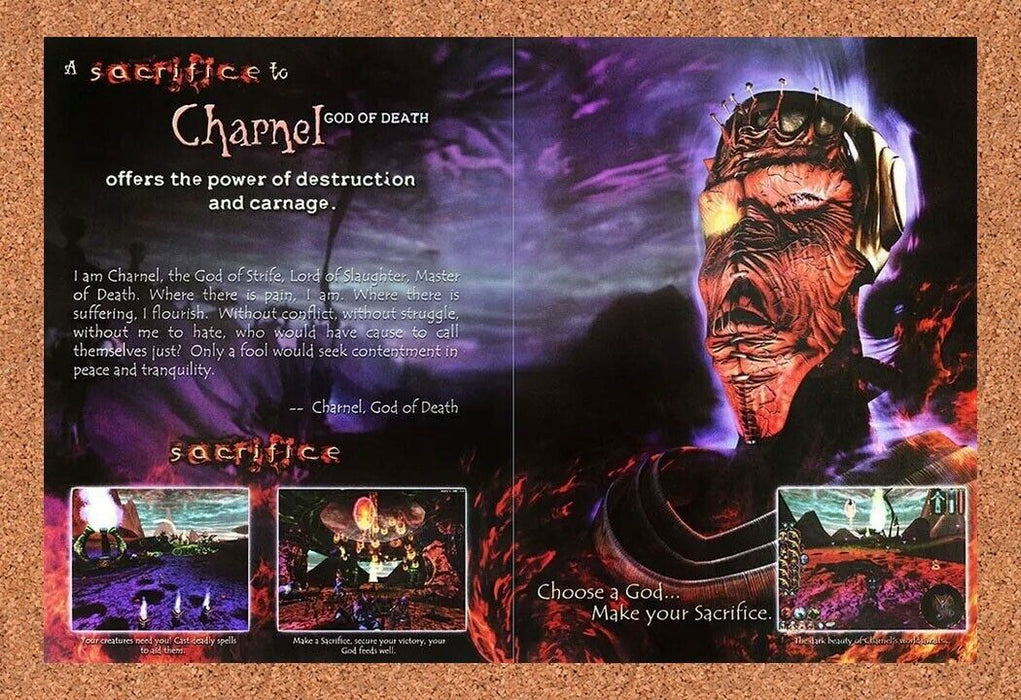 2002 Sacrifice PC Original Ad - for just $21.49! 