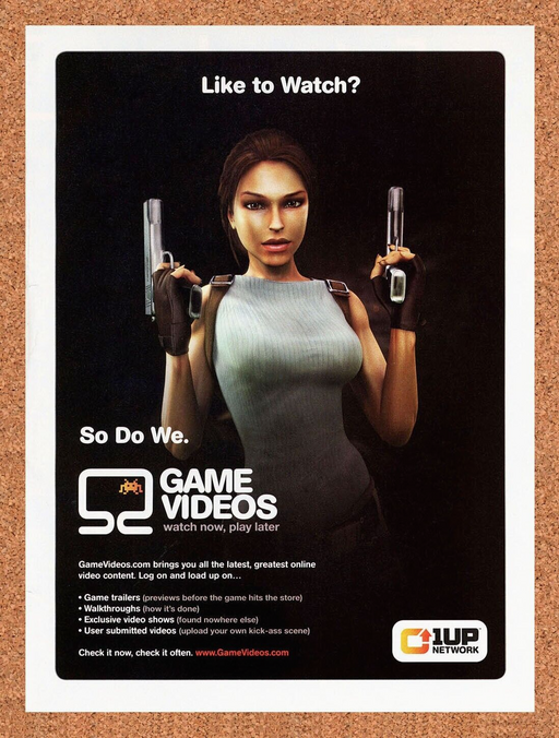 2010 Tomb Raider Xbox 360 Original 1up Network Ad - for just $19.99! 