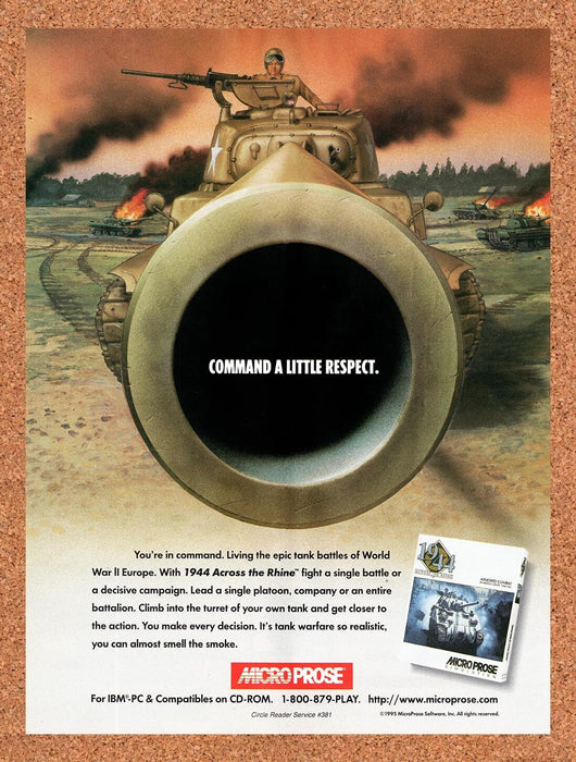 1995 Across The Rhine 1944 PC Original Ad v1 - for just $17.99! 