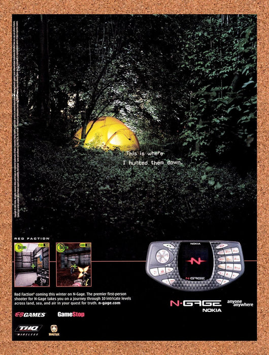 2003 Red Faction Nokia N-Gage Original Ad v5 - for just $17.99! 