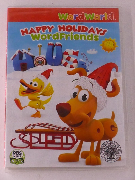 WordWorld - Happy Holidays WordFriends (DVD, PBS Kids, Christmas) - J1231 - for just $2.25! 