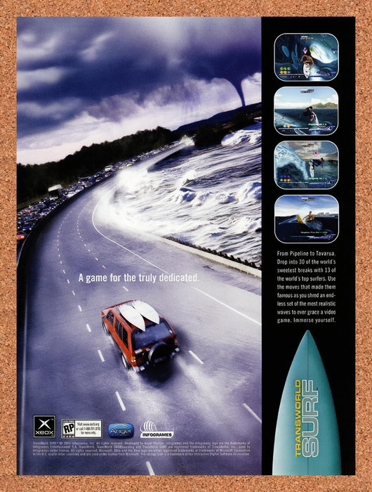 2001 Transworld Surf Xbox Original Ad v1 - for just $16.57! 