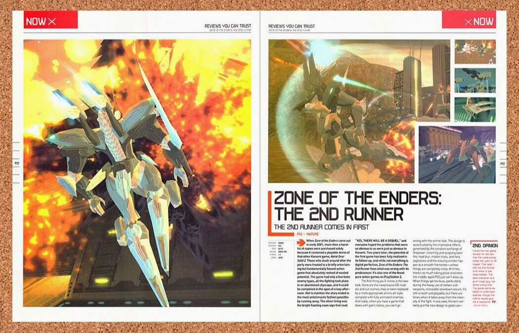 2003 Zone Of The Enders 2nd Runner PS2 Original Ad v2 - for just $21.49! 