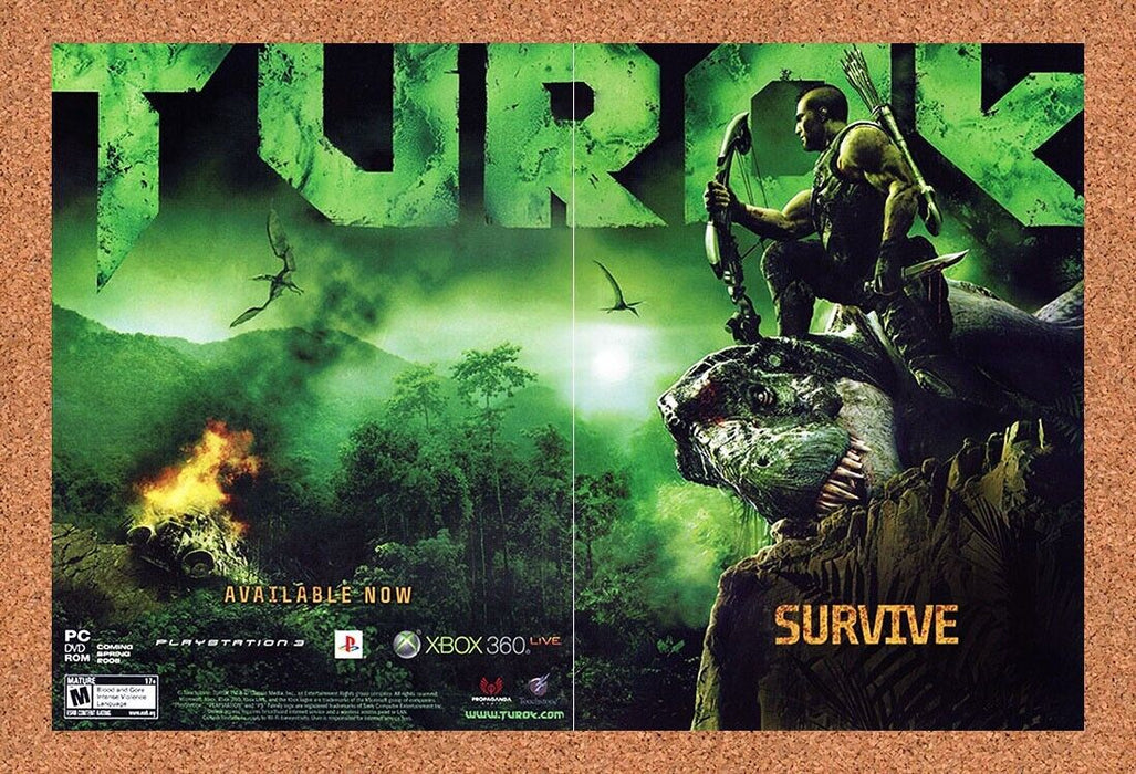 2010 Turok The Dinosaur Hunter PS3 Original Ad v1 - for just $21.49! 