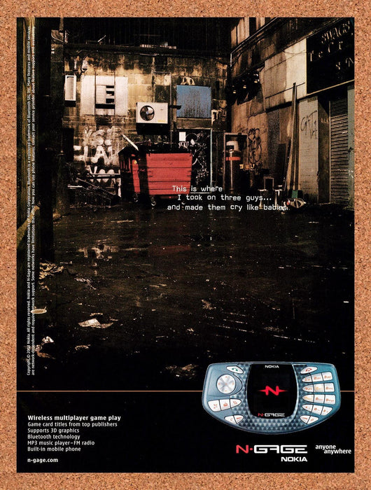 2003 Nokia N-Gage Console Original Ad vc4 - for just $19.49! 