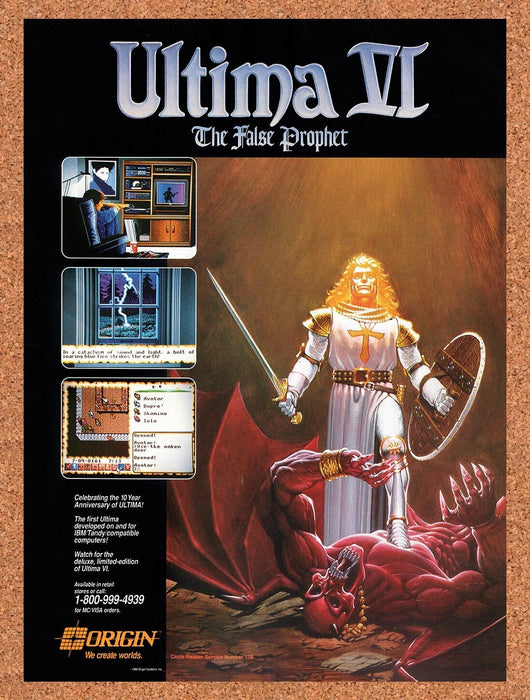 1990 Ultima VI The False Prophet Tandy Original Ad v1 - for just $18.99! 